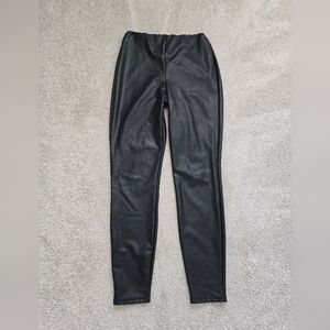 Express Black Faux Leather Pants